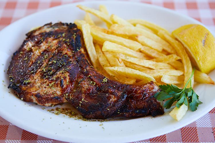 Μπριζόλες χοιρινές Καραβέλα